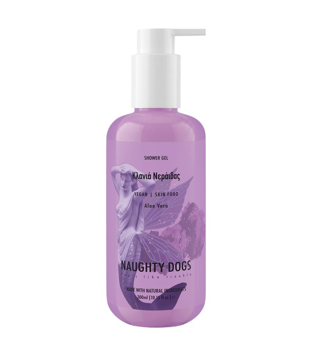 Naughty Dogs Shower Gel Κλανιά Νεράιδας Ενυδατικό Αφρόλουτρο 300ml