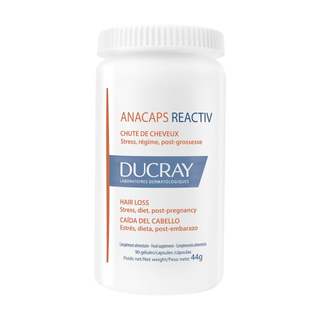 Ducray Anacaps Reactiv Συμπλήρωμα Διατροφής Διεγείρει την Τριχοφυϊα &hellip;