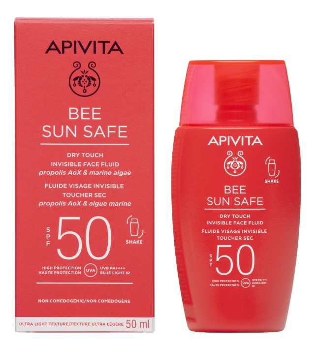 Apivita Bee Sun Safe Invisible Face Fluid SPF50 Αντηλιακή Λεπτόρρευστη … Apivita Bee Sun Safe Invisible Face Fluid SPF50 Αντηλιακή Λεπτόρρευστη …
