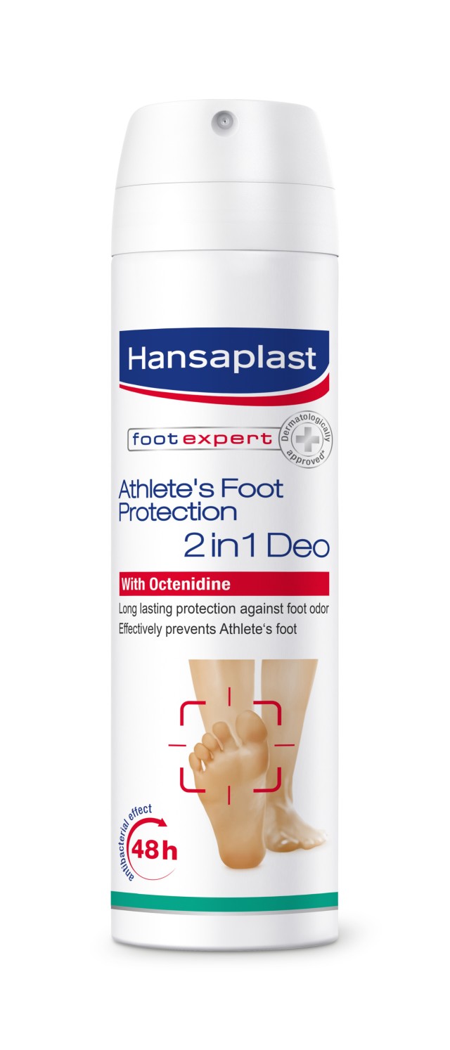 Hansaplast Foot Spray 2 in 1 Αποσμητικό Ποδιών και Προστασία από τους Μύκητες 150ml