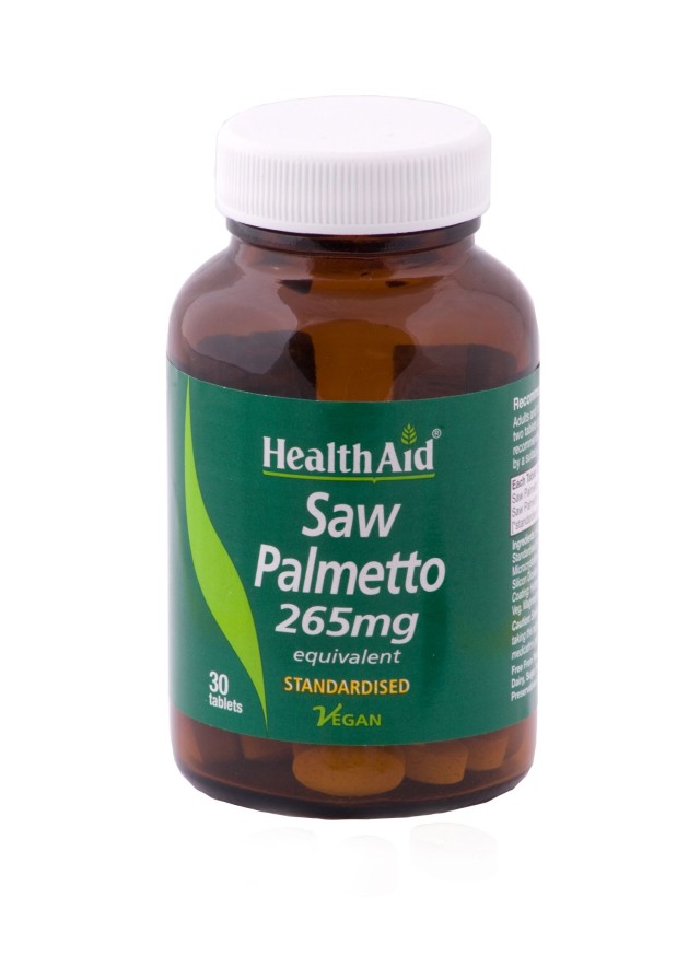 Health Aid Saw Palmetto Berry Extract για Υγιές Ανδρικό Ουροποιητικό Σύστημα 30 Ταμπλέτες
