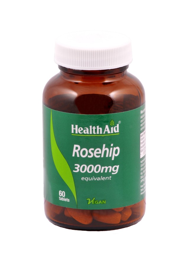 Health Aid Rosehip 3000mg Συμπλήρωμα Διατροφής για το Ανοσοποιητικό Σύστημα 60 Ταμπλέτες