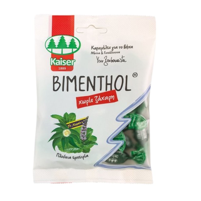 Kaiser Bimenthol Καραμέλες για τον Βήχα με Μέντα & Ευκάλυπτο 75gr