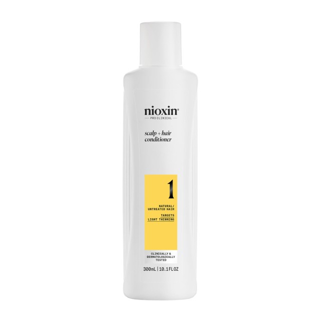 Nioxin System 1 Conditioner για Φυσικά Μαλλιά με Ελαφριά Αραίωση 300ml Nioxin System 1 Conditioner για Φυσικά Μαλλιά με Ελαφριά Αραίωση 300ml