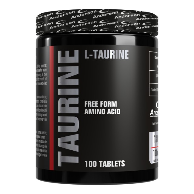 Anderson Taurine Συμπλήρωμα Διατροφής με Ταυρίνη 100 Ταμπλέτες