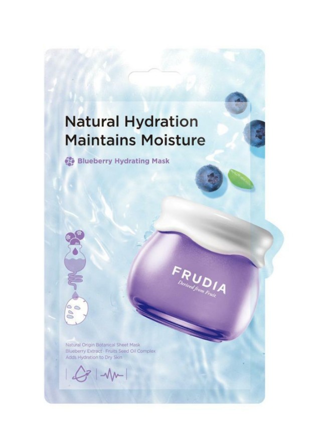 Frudia Blueberry Hydrating Mask Ενυδατική Υφασμάτινη Μάσκα Προσώπου με …