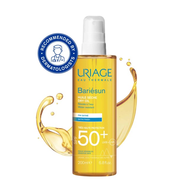 Uriage Bariésun Dry Oil SPF50+ Αντηλιακό Ξηρό Λάδι για Σώμα & Μαλλιά σ …