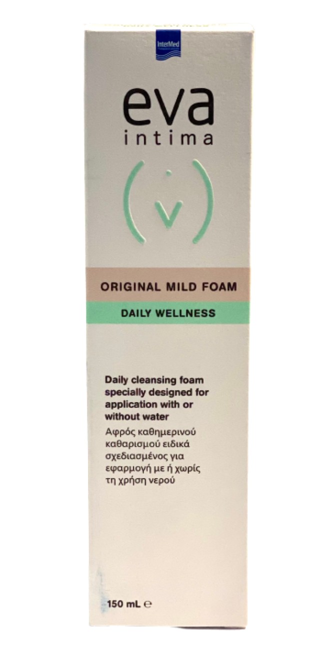 Intermed Eva Intima Original Mild Foam Daily Wellness Αφρός Καθαρισμού για την Ευαίσθητη Περιοχή 150ml
