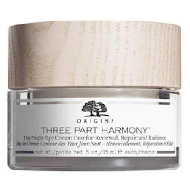 Origins Three Part Harmony Day / Night Eye Cream Αντιγηραντική Κρέμα Gel Ματιών 15ml