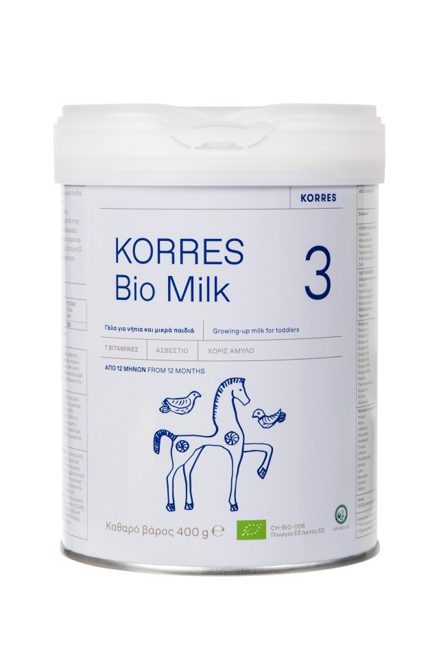 Korres BIO Milk No3 Βιολογικό Αγελαδινό Γάλα για Νήπια και Μεγάλα Παιδ …