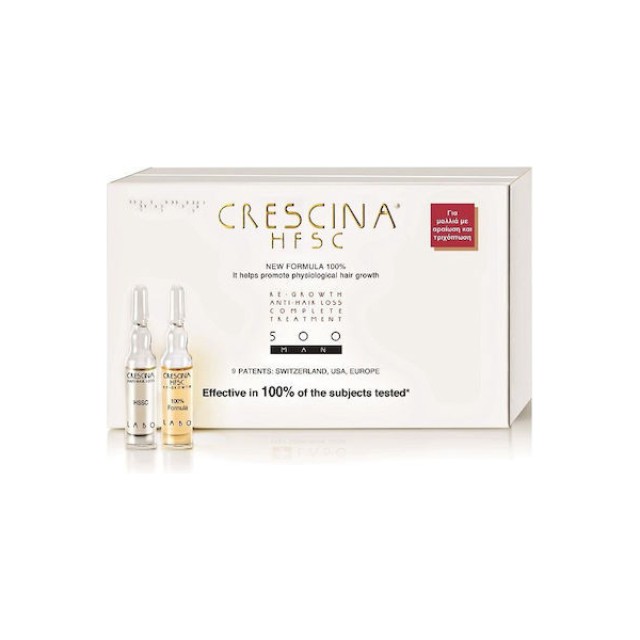 Labo Crescina HFSC 500 Man Complete Treatment Αγωγή Κατά της Ανδρικής …