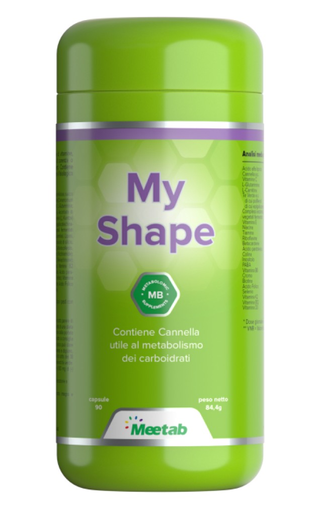 Meetab My Shape Πολυβιταμινούχο Συμπλήρωμα με Κανέλα & Καρνιτίνη 90 Κά &hellip;