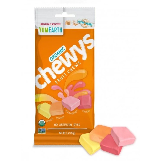 Yumearth Organic Chewys Φρουτοκαραμέλες, 57g Yumearth Organic Chewys Φρουτοκαραμέλες, 57g