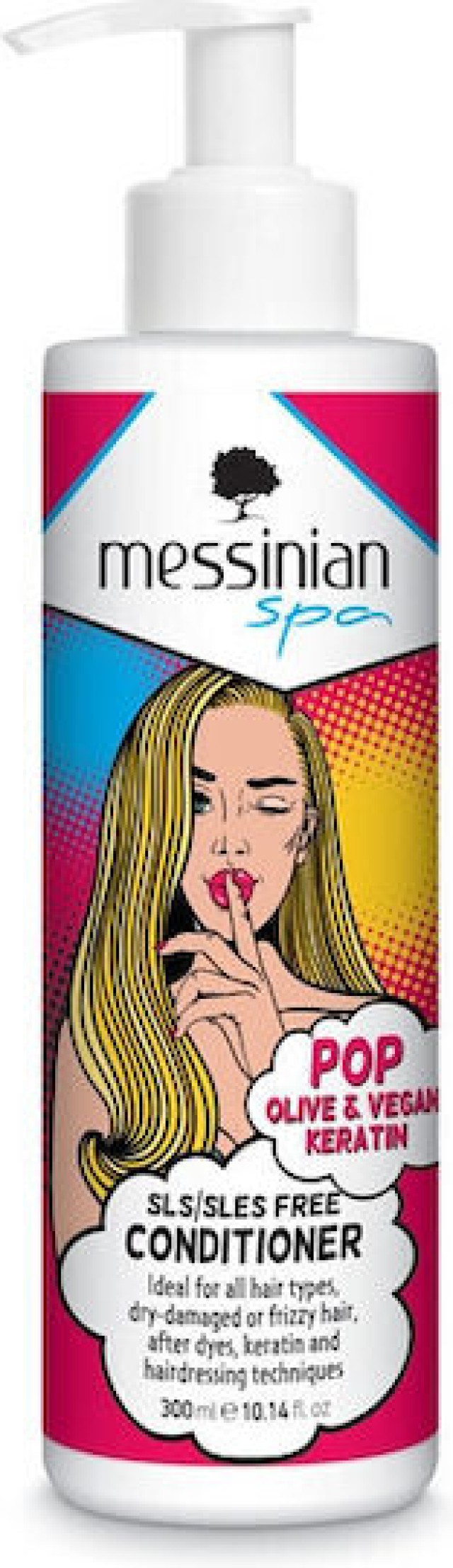 Messinian Spa Pop Olive & Vegan Keratin Μαλακτική Κρέμα Μαλλιών 300ml Messinian Spa Pop Olive & Vegan Keratin Μαλακτική Κρέμα Μαλλιών 300ml