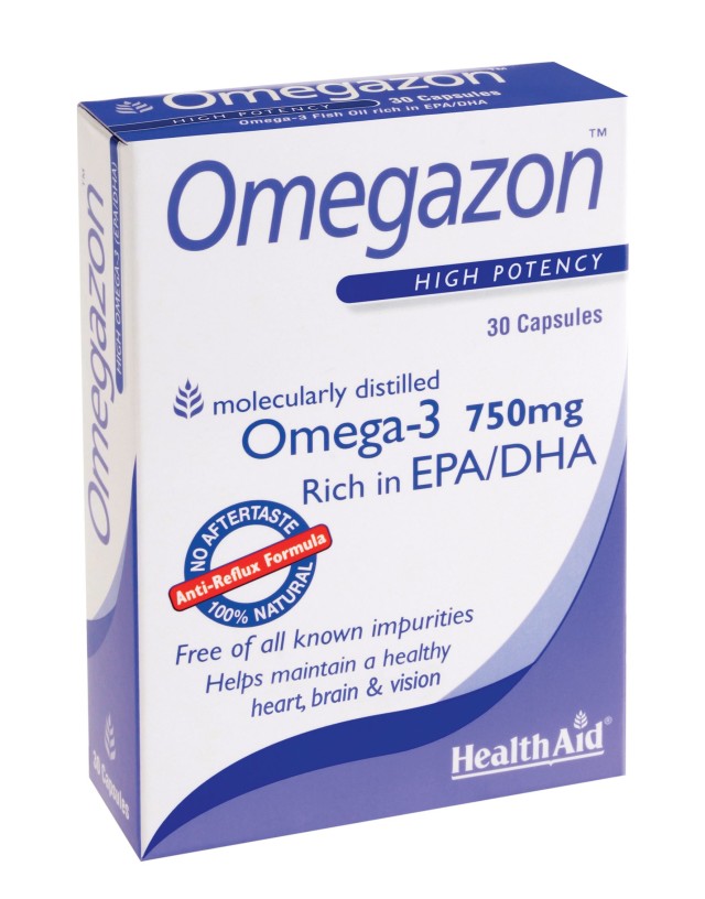 Health Aid Omegazon Συμπλήρωμα Διατροφής με Ωμέγα-3 Λιπαρά Οξέα για Κα &hellip;