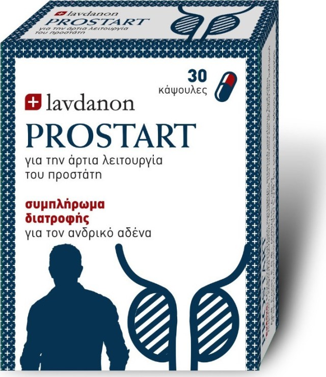 Lavdanon Prostart Ανδρικό Συμπλήρωμα Διατροφής για την Καλή Λειτουργία του Προστάτη 30 Κάψουλες