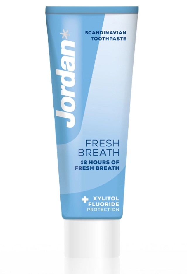 Jordan Stay Fresh - Fresh Breath Toothpaste Οδοντόκρεμα για Φρέσκια Αναπνοή 75ml