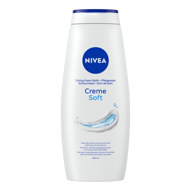 Nivea Κρεμώδης Αφρόλουτρο Creme Soft 650ml