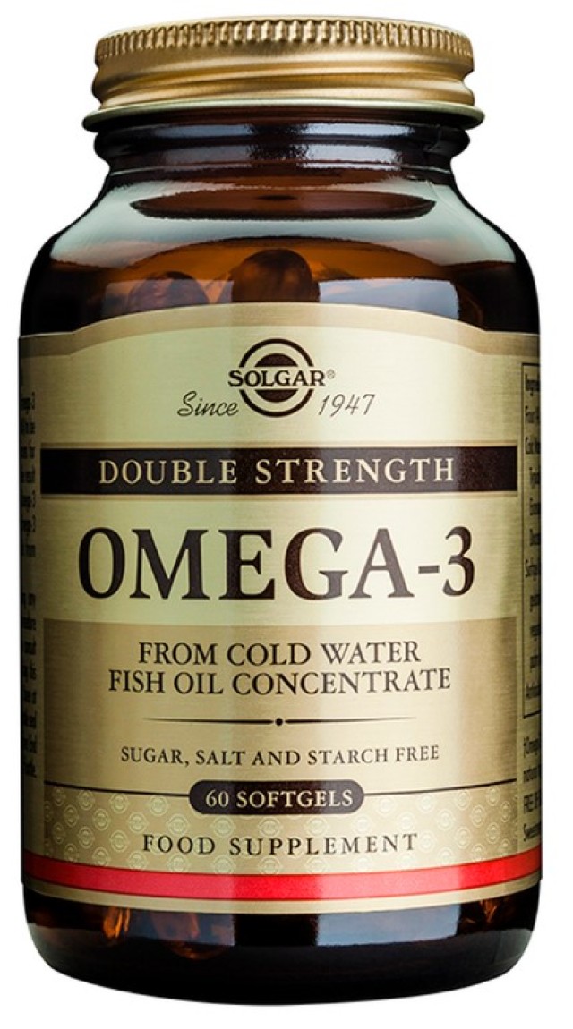 Solgar Omega -3 Double Strength Συμπλήρωμα Διατροφής Ω -3 Διπλής Δράση …