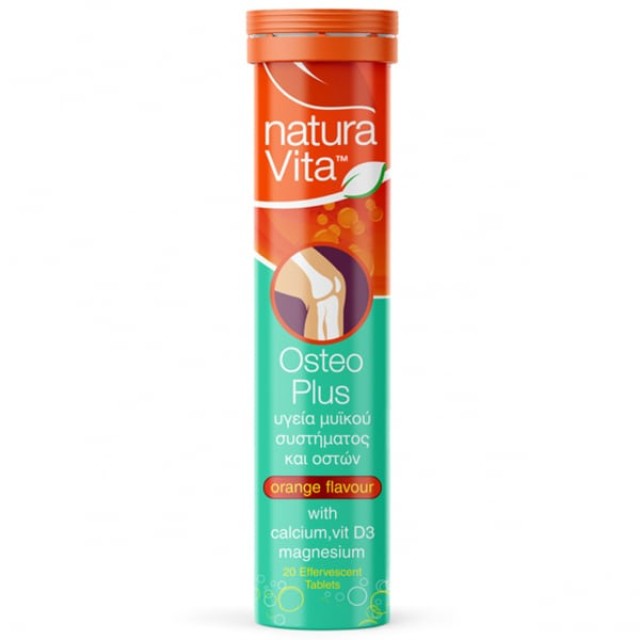 Natura Vita Osteo Plus Calcium & Magnesium Συμβάλλει στη Διατήρηση της &hellip;