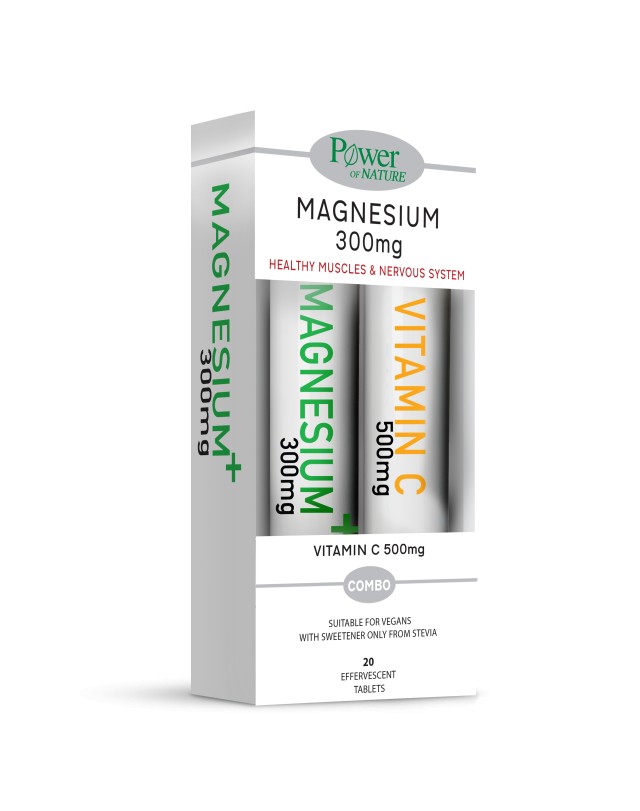 Power Health PROMO Power Of Nature Magnesium Stevia 300mg Συμπλήρωμα Δ …