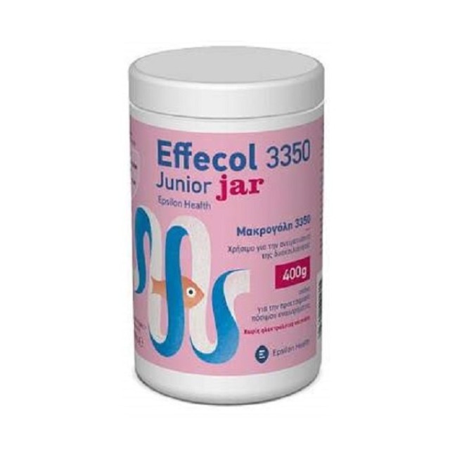 Epsilon Health Effecol 3350 Junior Jar Παιδικό Συμπλήρωμα σε Μορφή Σκόνης για Πόσιμο Εναιώρημα Κατά της Δυσκοιλιότητας 400gr