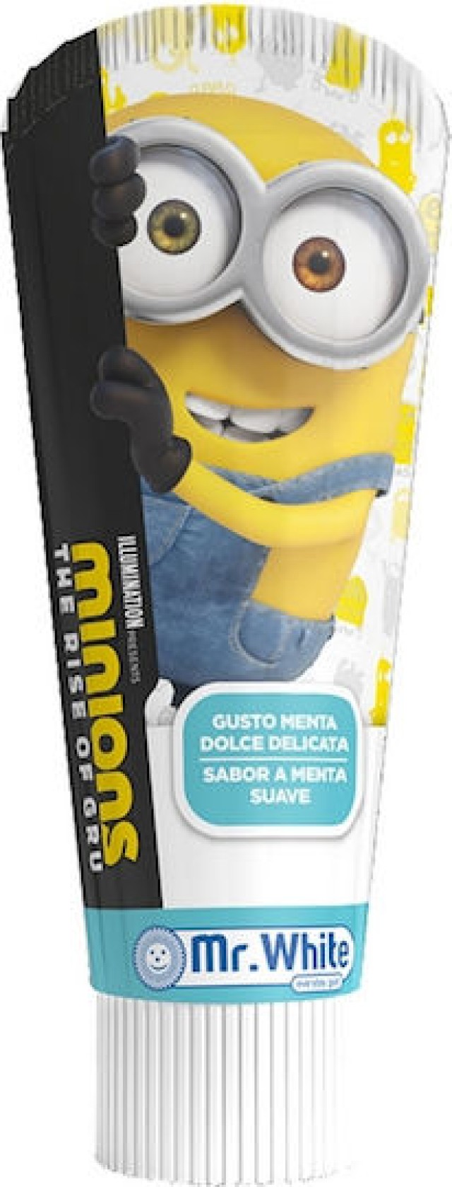 Mr.White Minions Παιδική Οδοντόκρεμα με Γεύση Μέντα για 3+ Ετών 75ml Mr.White Minions Παιδική Οδοντόκρεμα με Γεύση Μέντα για 3+ Ετών 75ml
