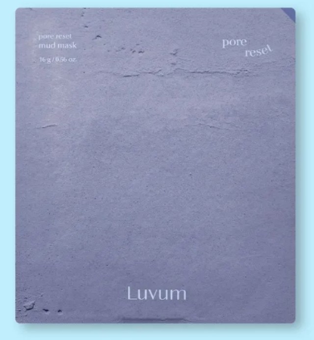 Luvum Pore Reset Mud Mask Υφασμάτινη Μάσκα Προσώπου 1 Τεμάχιo