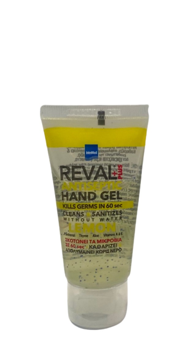 Intermed Reval Plus Lemon Αντισηπτικό Gel Χεριών με Άρωμα Λεμόνι 30ml