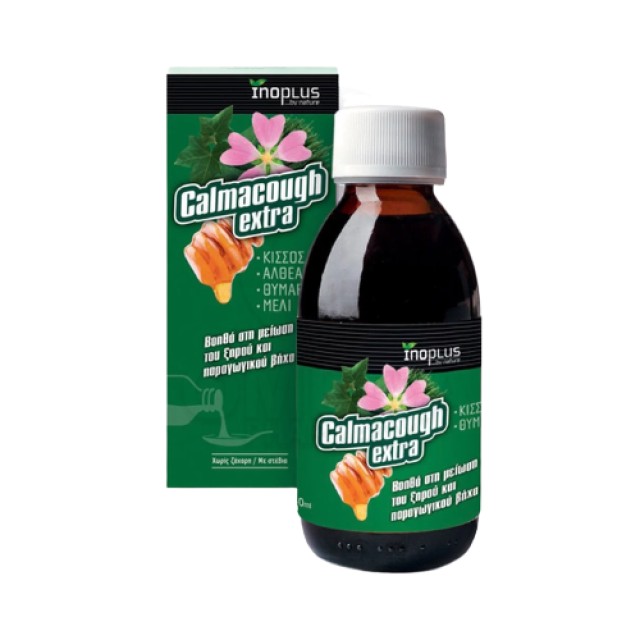 InoPlus Calmacough Extra Σιρόπι για την Μείωση του Ξηρού & Παραγωγικού Βήχα 150ml