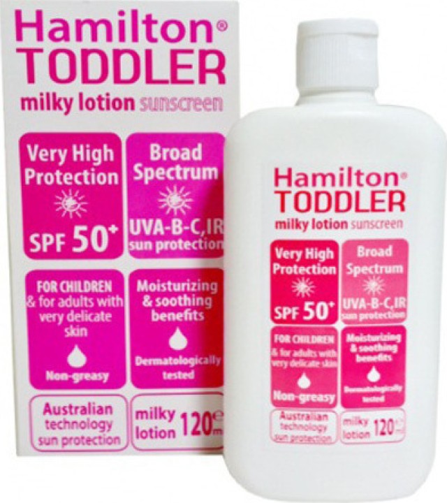 Hamilton Toddler SPF50+ Kids Sunscreen Milky Lotion Παιδικό Αντηλιακό …