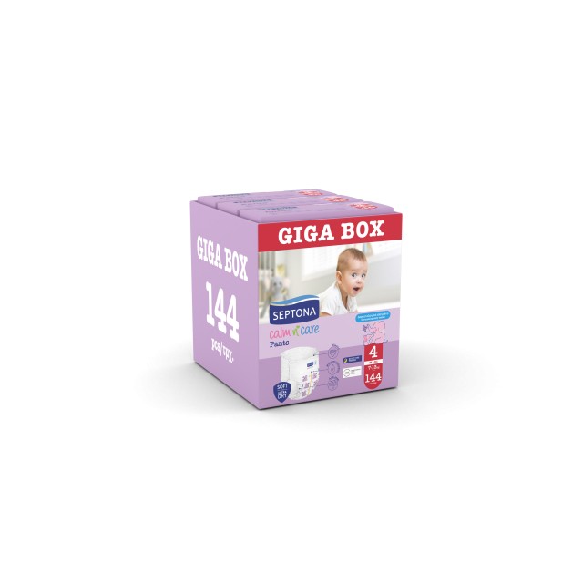 Septona Calm n Care Πάνες - Βρακάκι Maxi Νο4 [7-13kg] 144 Πάνες [3x48 …