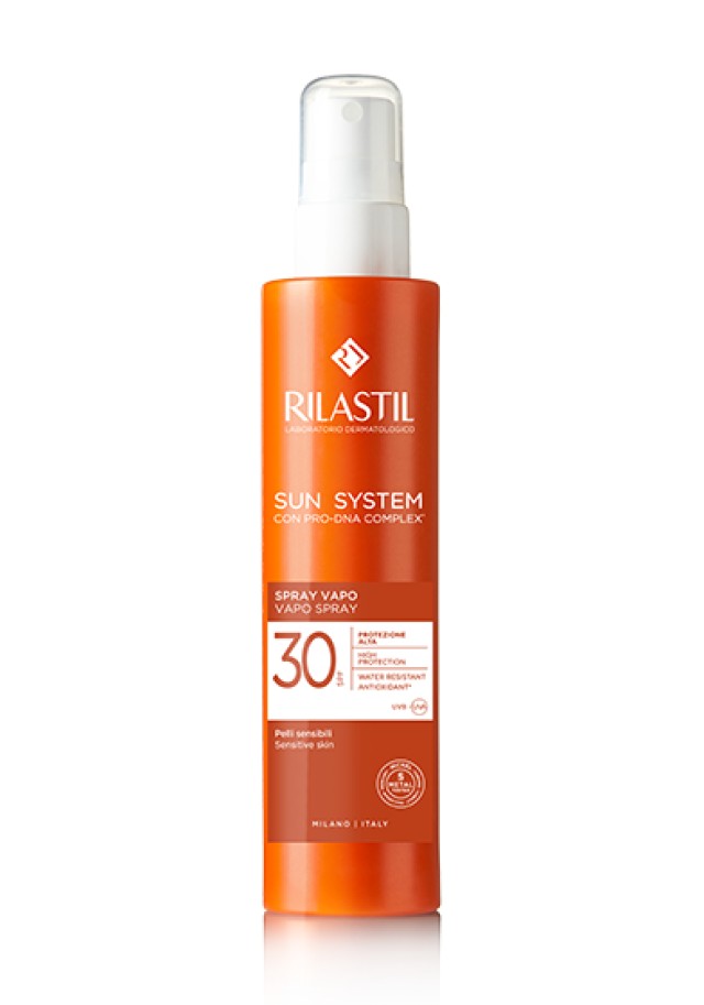 Rilastil Sun System Vapo Spray SPF30 Αντηλιακό Γαλάκτωμα Σώματος σε Spray 200ml