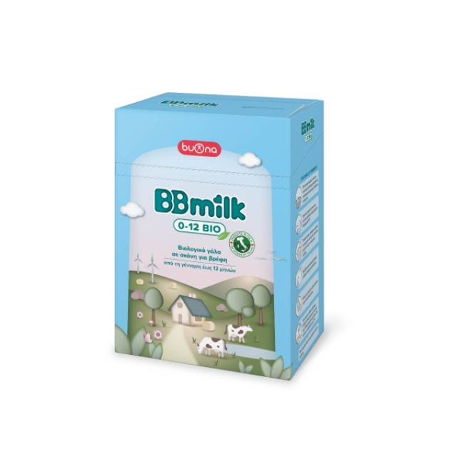 Buona BB Milk Bio Βιολογικό Γάλα σε Σκόνη για Βρέφη από 0-12m 800g Buona BB Milk Bio Βιολογικό Γάλα σε Σκόνη για Βρέφη από 0-12m 800g