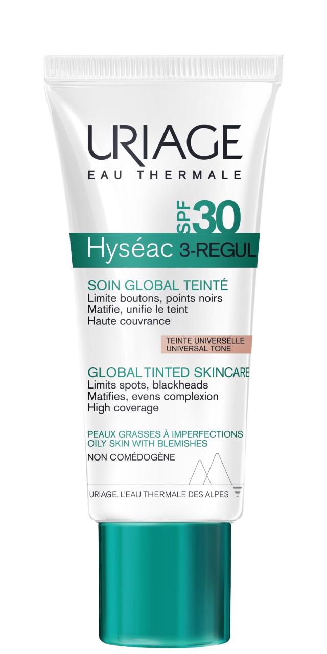 Uriage Hyseac 3-Regul Global Tinted SPF30 Ενυδατική Κρέμα Προσώπου με Χρώμα, για Μικτές Επιδερμίδες 40ml