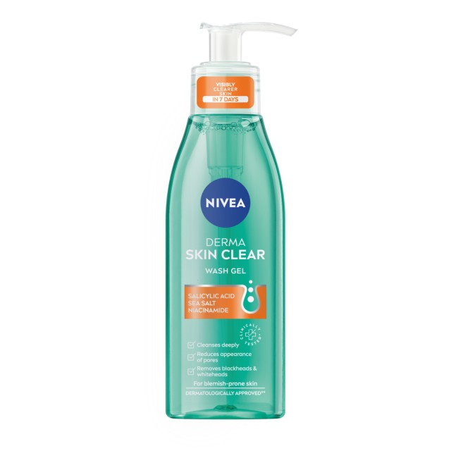 Nivea Derma Skin Clear Gel Καθαρισμού Προσώπου & Σώματος για Ακνεϊκές &hellip;