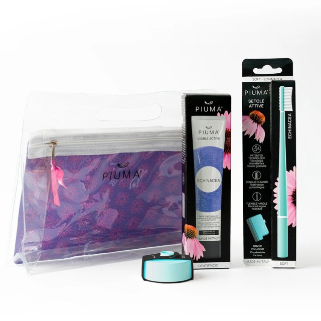 Piuma Gift Set Kit & Base Echinacea Soft Smile Box Soft Μαλακή Οδοντόβ &hellip;