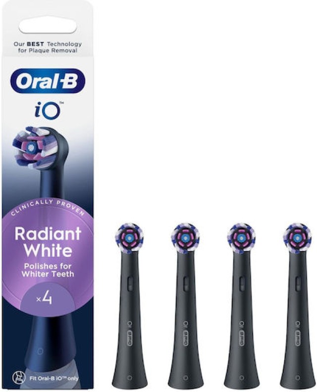 Oral B iO Radiant White Ανταλλακτικές Κεφαλές για Ηλεκτρική Οδοντόβουρ …