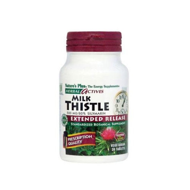 Natures Plus, Milk Thistle 500 mg, 30 tabs Natures Plus, Milk Thistle 500 mg, 30 tabs