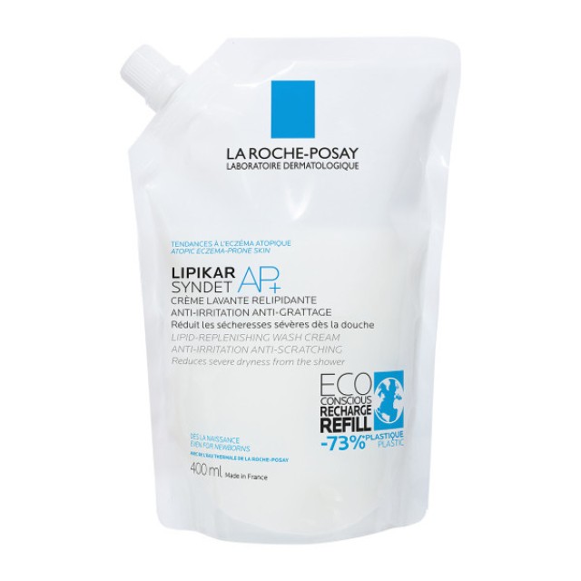 La Roche Posay Lipikar Syndet AP+ Refill Κρεμώδης Αφρόλουτρο για το Ξη &hellip;
