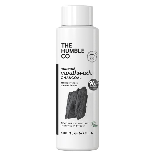 The Humble Co. Natural Mouthwash Charcoal Φυσικό Στοματικό Διάλυμα με …