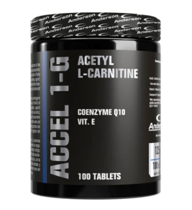 Anderson Accel 1-G Acetyl Carnitine 100 Ταμπλέτες