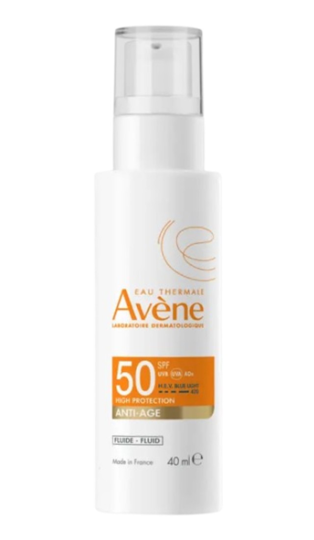 Avene Fluid Anti-Age SPF50 Υψηλή Αντηλιακή Προστασία Προσώπου Προλαμβά …