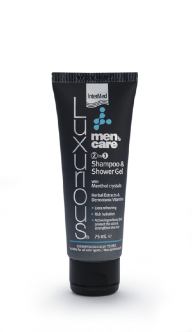 Intermed Luxurious Mens Care 2 in 1 Shampoo & Shower Gel Shower Gel & Shampoo, 250ml