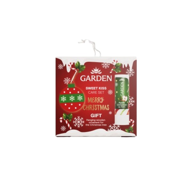 Garden Xmas Set Sweet Kiss Care Apple & Cinnamon Lip Balm με Βούτυρο &hellip;
