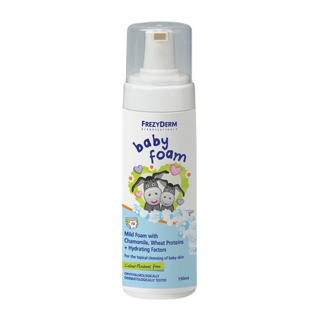 Frezyderm Baby Foam Αφρός Καθαρισμού Χωρίς Νερό με Χαμομήλι 150ml