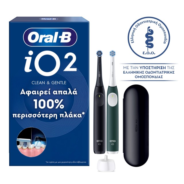 Oral-B PROMO Series 2 iO Duo Ηλεκτρικές Οδοντόβουρτσες Μαύρη & … Oral-B PROMO Series 2 iO Duo Ηλεκτρικές Οδοντόβουρτσες Μαύρη & …