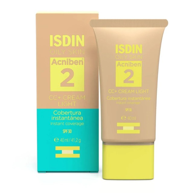 Isdin Acniben 2 CC+ Ελαφριά Κρέμα κατά των Ατελειών Άμεσης Κάλυψης … Isdin Acniben 2 CC+ Ελαφριά Κρέμα κατά των Ατελειών Άμεσης Κάλυψης …