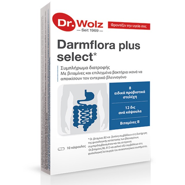 Power Health Dr. Wolz Darmflora Plus Select Συμπλήρωμα Διατροφής με Πρ …