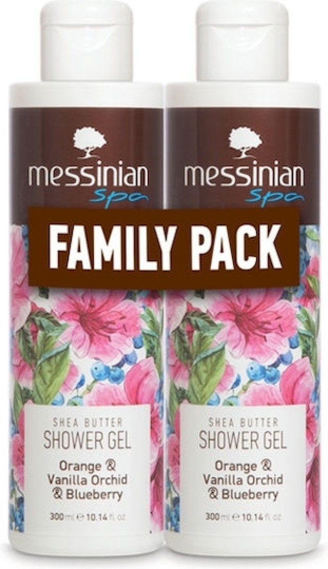 Messinian Spa PROMO Orange, Vanilla Orchid & Blueberry Shower Gel Ενυδ &hellip;
